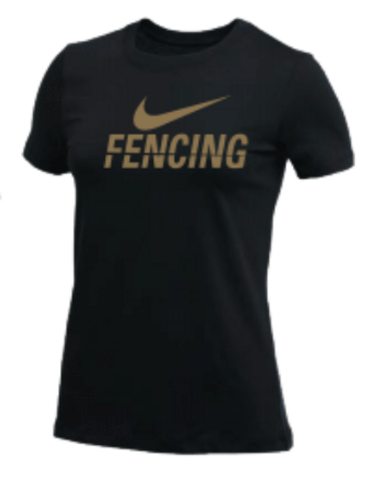 Nike Women's Fencing Tee - Gold/Black