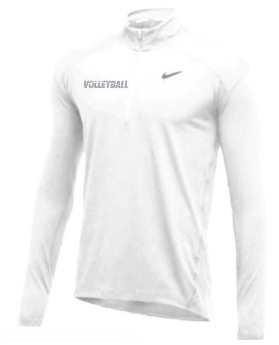 Nike Men's Volleyball 1/2 Zip Top - White