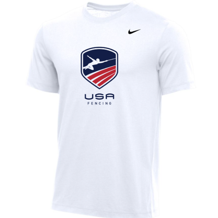 Nike Youth USA Fencing Tee - White