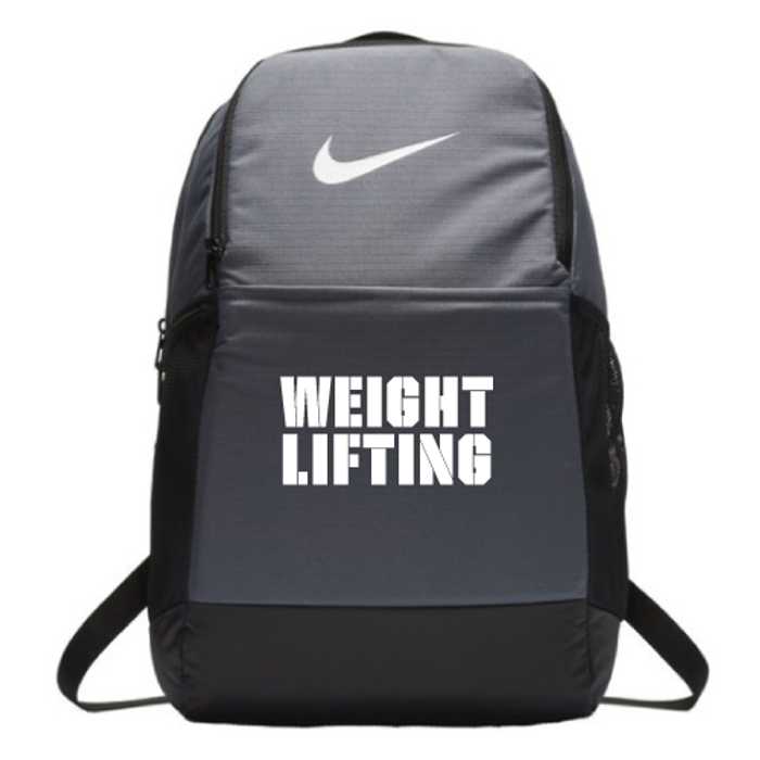 Nike Weightlifting Brasilia Backpack - Flint Grey/Black/White
