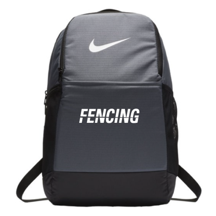 Nike Fencing Brasilia Backpack - Flint Grey/Black/White