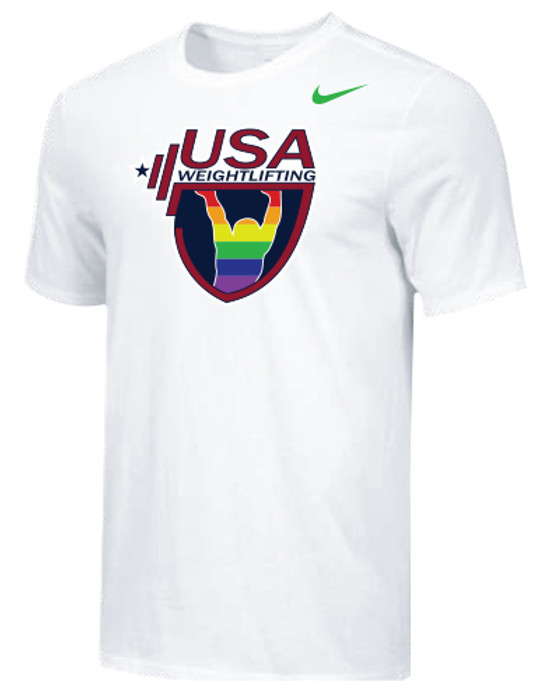 Nike Women's USA Weightlifting Pride Tee - White