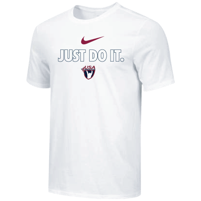 Nike Men's USA Weightlifting Just Do It Tee - White