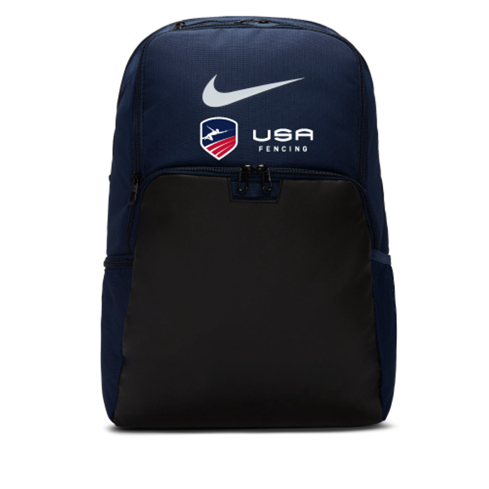 Nike USA Fencing Brasilia 9.5 Training Backpack - Navy/Black