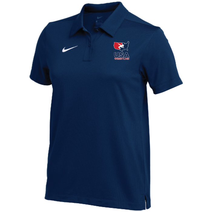 Nike Women's USA Wrestling Polo - Navy