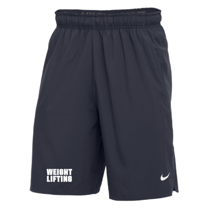 Nike Men's Weightlifting Flex Woven Training Short W/Pockets - Anthracite/White