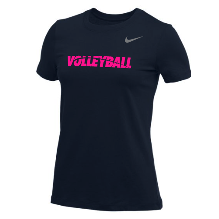 Nike Women's Volleyball Legend Tee - Navy