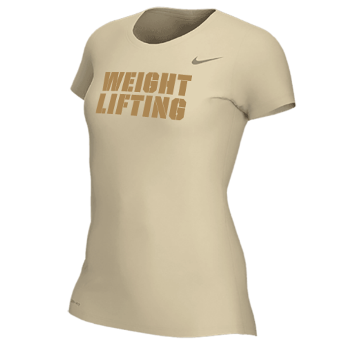 Nike Women's Weightlifting Legend Tee - Team Gold