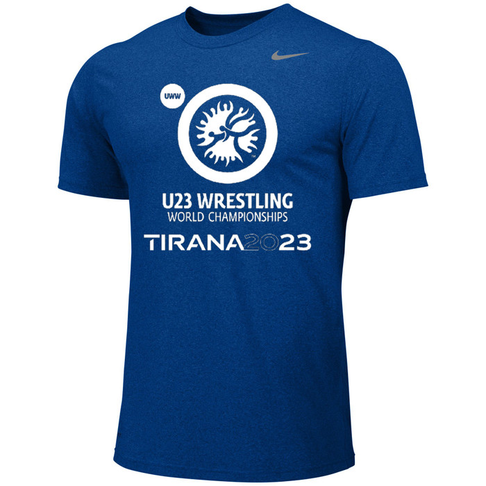 Nike Men's World Championships Tirana 2023 Tee  - Royal