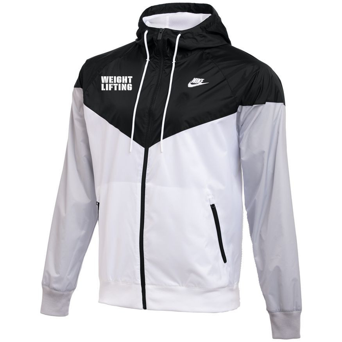 Nike Men's Weightlifting Windrunner Jacket - Black/White/Wolf Grey/White