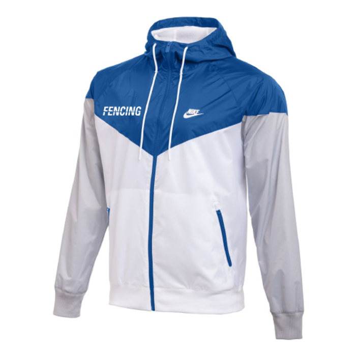 Nike Men's Fencing Windrunner Jacket - Royal/White/Wolf Grey/White