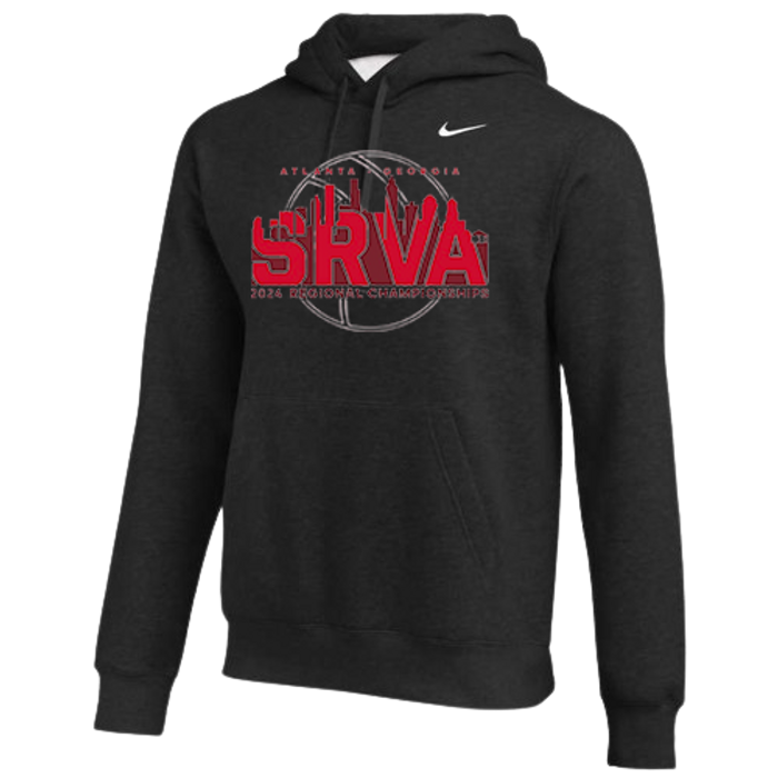 Nike Men's Volleyball Southern Regional Championship 2024 Club Fleece Hoodie - Black/Red