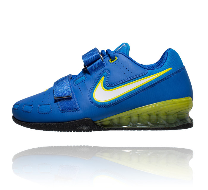 Nike Romaleos 2 Weightlifting Shoes Hyper Cobalt/Electric Yellow/Blk