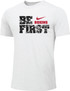 Nike Men's Boxing Be First Cotton Tee - White