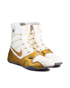 Nike HyperKO Boxing Shoes - Color: 107-White/Metallic Gold