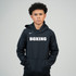 Nike Youth Boxing Pullover Club Fleece Hoodie - Black/White