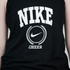 Nike Women's Cheer Crest Tank Dri-Fit Cotton - Black/White
