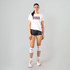 Nike Women's Volleyball Retro Wordmark Dri-Fit Cotton Tee - White/Pink Blast