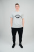 Nike Men's Wrestling Disc Dri-Fit Cotton Tee - Grey/Black