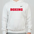 Nike Men's Boxing Club Fleece Hoodie - White/Red