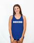 Nike Women's Boxing Dri-FIT Cotton Tank - Royal Blue