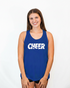 Nike Women's Cheer Dri-FIT Cotton Tank - Royal Blue