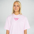 Nike Women's Wrestling Athletic SS Boxy Tee - Pink Foam 