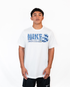 Nike Men's Boxing HyperKO 3 100% Cotton Tee - White/Blue