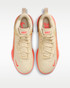 Nike Zoom Hyperset 2 SE Volleyball Shoes - Color: 103 - Coconut Milk / Cave Purple / Hot Lava