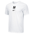 Nike Youth 100% Cotton Tee - Simple NI Swoosh Dark - White