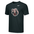 Nike Men's S/S 100% Cotton Tee - Alycia - Black/White