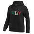 Nike Women's Club Fleece Pullover Hoodie - RBY Pattern Mex - Black