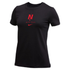 Nike Women's S/S 100% Cotton Tee - Itkin Swoosh Crimson - Black