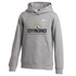 Nike Youth Club Fleece Pullover Hoodie - DG Shine No Swoosh - Heather Grey