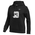 Nike Women's Club Fleece Pullover Hoodie - JL - Black