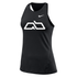 Nike Women's Pro Mesh Tank - AB Simple - BLACK