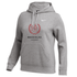 Nike Women's Club Fleece Pullover Hoodie - Massialas Crimson Dark - Grey