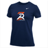 Nike Women's S/S 100% Cotton Tee - ZR Light - Navy