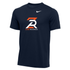 Nike Men's S/S 100% Cotton Tee - ZR Light - Navy