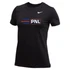 Nike Women's S/S 100% Cotton Tee - PNL Text Light - Black