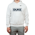Nike Mens Wrestling Duke Wordmark Full Center Club Fleece Pullover Hoodie - White