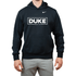 Nike Mens Wrestling Duke Wordmark Full Center Club Fleece Pullover Hoodie - Black