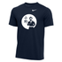 Nike Youth Wrestling Ono Circle Full Center Dri-Fit Cotton S/S Tee - Navy
