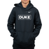 Nike Youth Wrestling Duke Wordmark Full Center Club Fleece Pullover Hoodie - Black