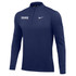 Nike Mens Wrestling Duke Wordmark Pocket Dri-Fit Element 1/2 Zip Top - Navy