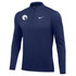 Nike Mens Wrestling Ono Circle Pocket Dri-Fit Element 1/2 Zip Top - Navy