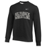 Nike Mens Wrestling Silvaback Wrestling Curved Fleece Crew - Black