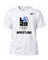 Nike Men's Wrestling LA28 Wrestling Cotton Core S/S Tee - White