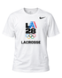 Nike Men's Lacrosse LA28 Cotton Core S/S Tee - White