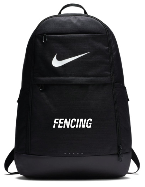 black and white nike backpack